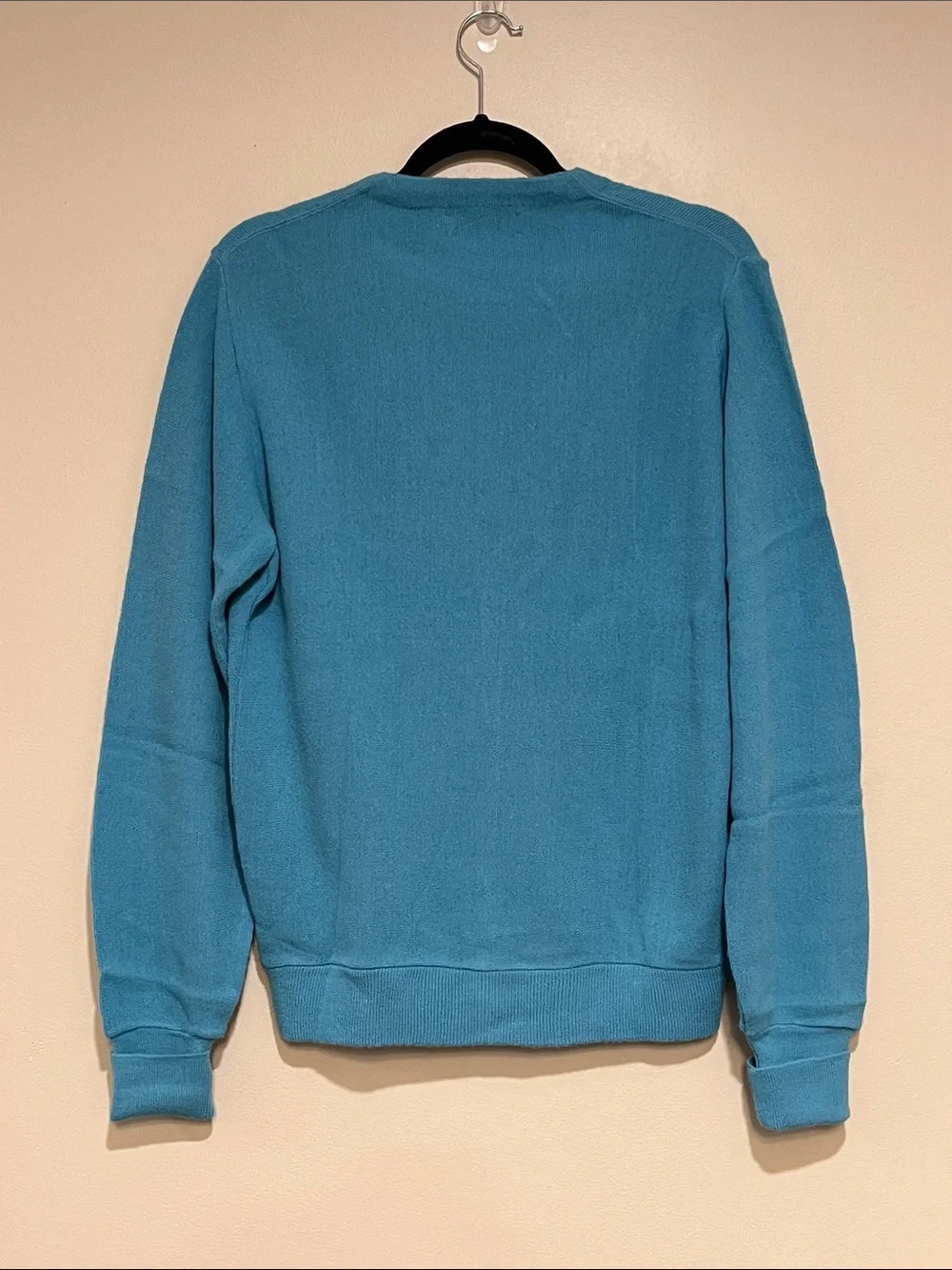 Christian Dior Monsieur | Blue Orion Acrylic cardigan sweater  Mens size M vtg